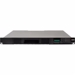 IBM TS2900, Storage auto loader & library, Tape Cartridge, 1U, Serial Attached SCSI (SAS), LTO-5, LTO-6, LTO-7, LTO-8, Black