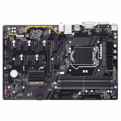 GIGABYTE GA-B250-FinTech, Intel, LGA 1151 (Socket H4), Intel® Celeron®, DDR4-SDRAM, 64 GB, DIMM
