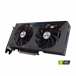 Gigabyte GeForce RTX 3060 Ti Eagle OC 8G (REV2.0) Graphics Card, 2X WINDFORCE Fans, LHR, 8GB 256-bit GDDR6, GV-N306TEAGLE OC-8GD REV2.0 Video Card