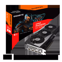 GIGABYTE video card RX 7600 GV-R76GAMING OC-8GD GDDR6 PCI-E 4.0 x 16