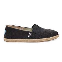 TOMS Washed Canvas Espadrilles Slip-on shoes Female Black, Brown