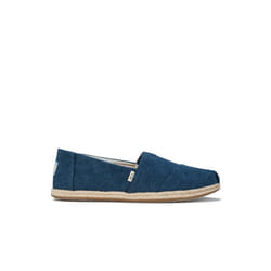 Women's Toms Washed Canvas Espadrille Pumps in Blue - UK 3