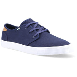 ) TOMS Carlo Jute Men's Navy Heritage Canvas Trainers - Blue, 7 (Adults'