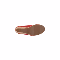 TOMS Women's Classic Espadrille Wedge Sandal  red Crosshatch Jacquard  7