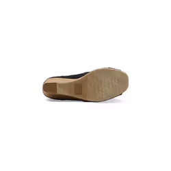 TOMS womens Classic Espadrille Wedge Sandal  Black Scattered Woven  8.5 US