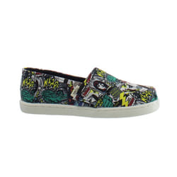 Toms Classic Marvel Print Slip-On Multicolor Canvas Infants Plimsolls 10015436 (UK ) - 5k