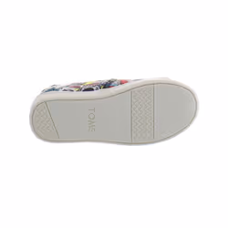 Toms Classic Marvel Print Slip-On Multicolor Canvas Infants Plimsolls 10015436 (UK ) - 5k
