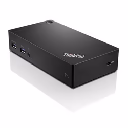Lenovo ThinkPad USB 3.0 Pro Dock, Wired, USB 3.2 Gen 1 (3.1 Gen 1) Type-A, 3.5 mm, 10,100,1000 Mbit/s, Black, Lenovo