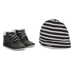 Timberland Baby Black Crib Booties with Hat - Baby 0.5