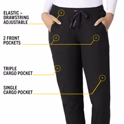Carhartt Women's Force Straight Leg Pant  Black  Small