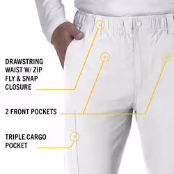 Carhartt mens Men's Force Straight Leg Pant  White  Large