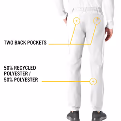 Carhartt mens Men's Force Straight Leg Pant  White  Large