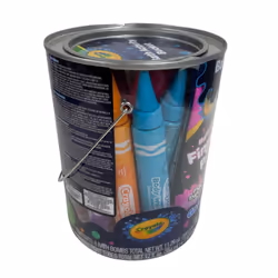 Crayola Bath Activity Bucket  30 Piece Neon Set