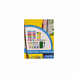 Crayola Bath Time Activity Bucket  30 Piece Bath Playtime Kit for Creative Kids  8 Bath Bombs  4 Finger Paints  7 Body Wash Pens  & More!