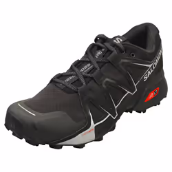 Salomon Speedcross Vario 2 Mens Running Trainers in Black Silver - 7.5 UK