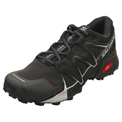 Salomon Speedcross Vario 2 Mens Running Trainers in Black Silver - 7.5 UK