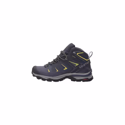 Salomon Women's X Ultra 3 Wide Mid Gore-Tex Hiking Shoe, Crown Blue/Evening Blue/Sunny Lime, 9.5 UK