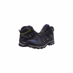 Salomon Women's X Ultra 3 Wide Mid Gore-Tex Hiking Shoe, Crown Blue/Evening Blue/Sunny Lime, 9.5 UK