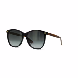Gucci GG0024S 003 Black-Havana/Grey Gradient Sunglasses