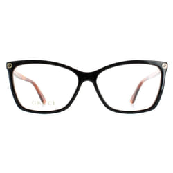 Gucci Glasses Frames GG0025O 003 Black Havana  Women