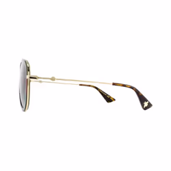 Gucci Sunglasses GG0062S 003 Gold Green Red Green Gradient