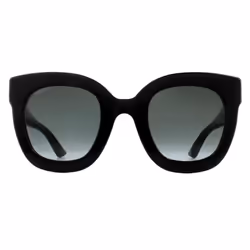 Gucci Sunglasses GG0208S 001 Black Grey Gradient