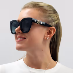 Gucci Sunglasses GG0208S 001 Black Grey Gradient - Additional view 5