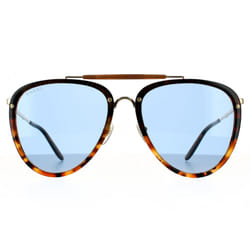 Gucci Sunglasses GG0672S 004 Havana  Blue