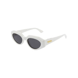 Bottega Veneta -  BV1031S 003 Ivory & Grey Sunglasses