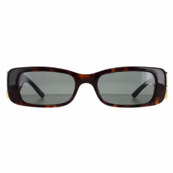 Balenciaga Sunglasses BB0096S 002 Dark Havana Green