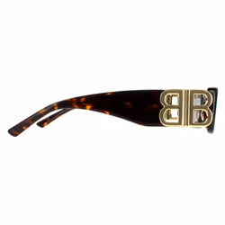 Balenciaga Sunglasses BB0096S 002 Dark Havana Green