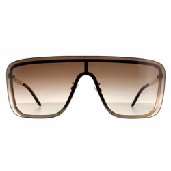 Saint Laurent Sunglasses SL 364 MASK 006 Gold Brown Gradient