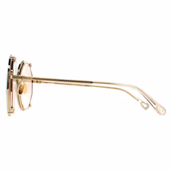 Chloe Sunglasses CH0041S 001 Gold Green Gradient