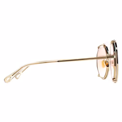 Chloe Sunglasses CH0041S 001 Gold Green Gradient
