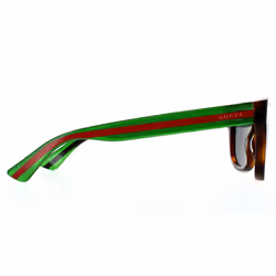 Gucci Sunglasses GG0003SN 003 Havana Green Grey Grey