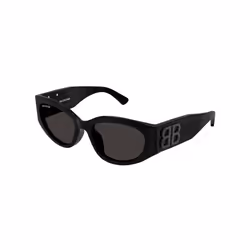 Balenciaga - BB0324SK 001 Black & Grey Sunglasses