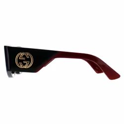 Gucci Sunglasses GG1664S 002 Havana with Green and Red Green