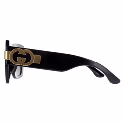 Gucci Sunglasses GG1688S 001 Black with Gold Grey