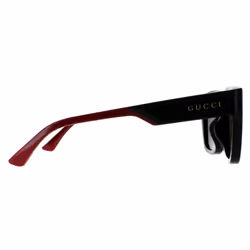 Gucci Sunglasses GG1670SK 005 Black with Green and Red Green
