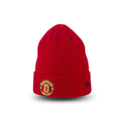 New Era Man Utd Knit Turn Up Red