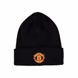New Era Man Utd Knit Turn Up Black