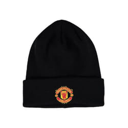 New Era Man Utd Knit Turn Up Black