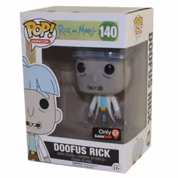 Rick and Morty Funko Pop! Animation Doofus Rick #140 (Exclusive)