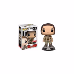 Official Star Wars Episode VII Pop Bobble-Head Rey in Finn's Jacket Figure - 9cm