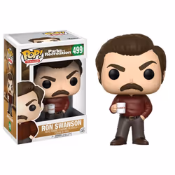 Funko Pop Television: Parks and Recreation - Ron Swanson Figure
