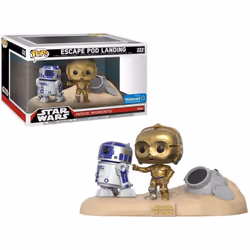 Star Wars Funko Pop #222 Movie Moments Escape Pod Landing, R2-D2 & C-3PO