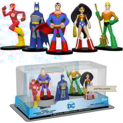 Funko Hero World DC Super Heroes Superman Flash Batman Wonder Woman Aquaman 5 Pk