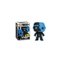 Funko Pop Vinyl Justice League Cyborg Silhouette Glow in the Dark Entertainment Earth Exclusive