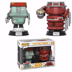 Funko Pop! Vinyl Star Wars: Solo Fight Droids (2 Pack)