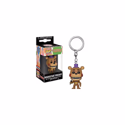 Pocket POP! Keychain: Five Nights At Freddy's (FNAF) Pizza Sim: Rockstar Freddy Fazbear - FNAF Pizza Simulator - Collectable Vinyl Mini Figure Novelty